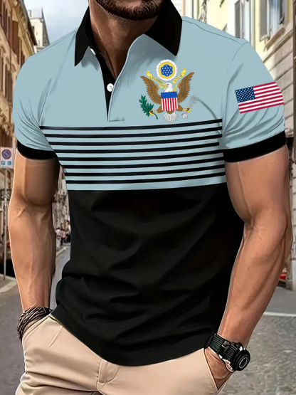 Men's USA short sleeve Shirt