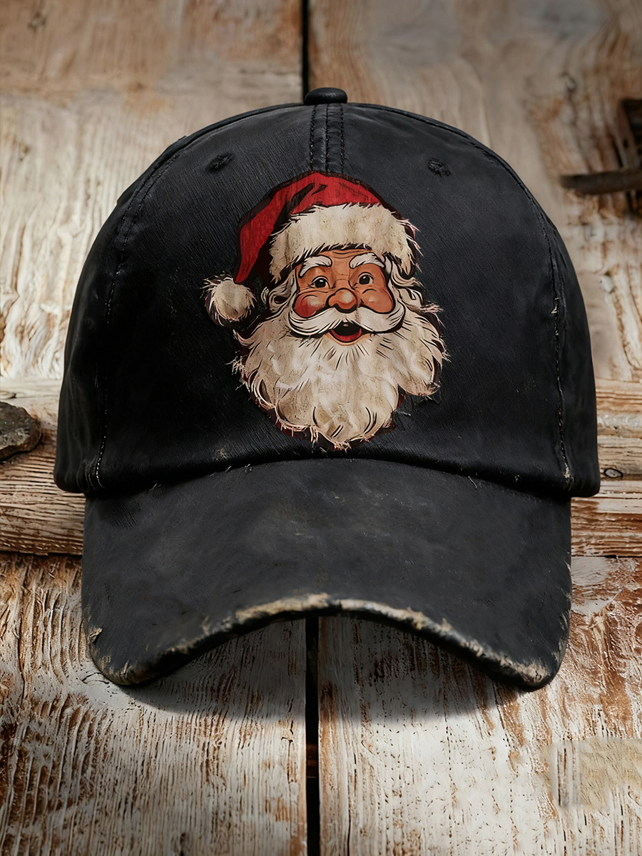 Santa Claus Printed Casual Unisex Hat