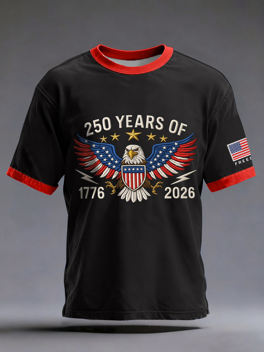 Men's American 250th Anniversary Print T-Shirt