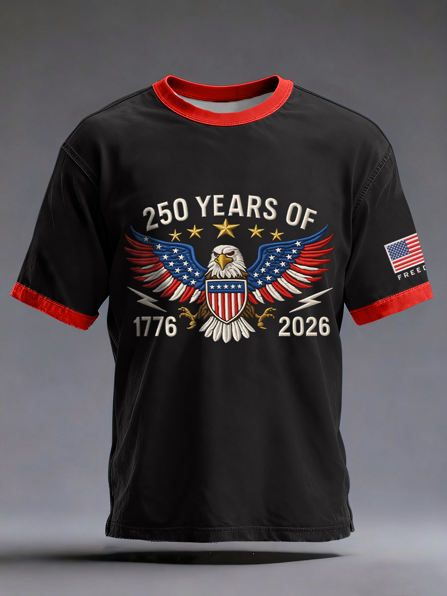 Men's American 250th Anniversary Print T-Shirt