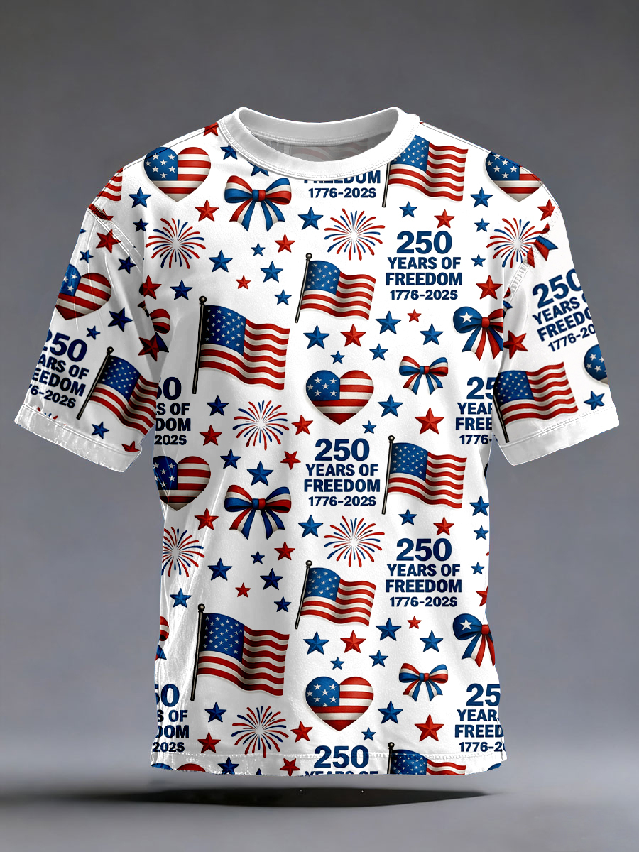 Men's 250th Anniversary Print T-Shirt