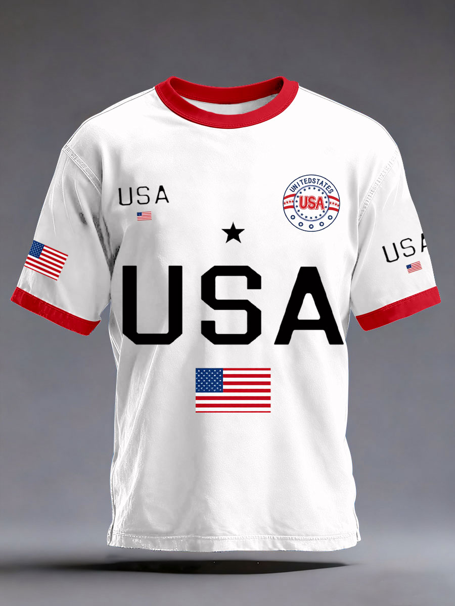 Men's USA Flag T-Shirts