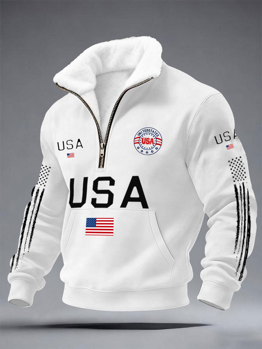 Men's USA Flag Sweatshirts