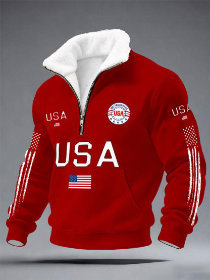Men's USA Flag Sweatshirts