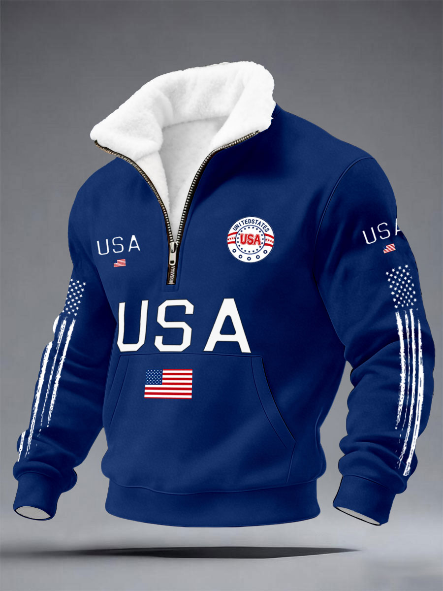 Men's USA Flag Sweatshirts