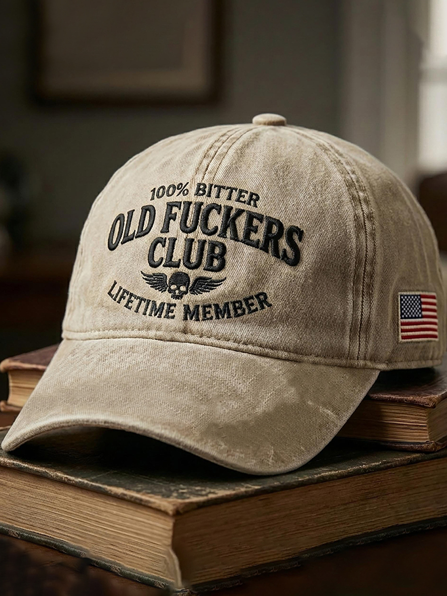 Old Fuckers Club Printed Casual Unisex Cap