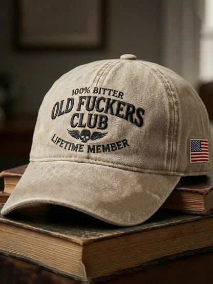 Old Fuckers Club Printed Casual Unisex Cap