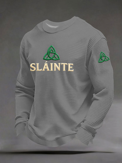 Men's St. Patrick's Day Plaid Print Casual T-Shirt