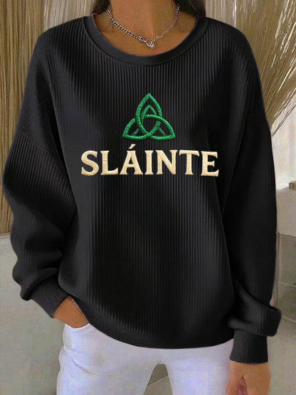 Women's St. Patrick's Day Printed Casual Sweatshirt