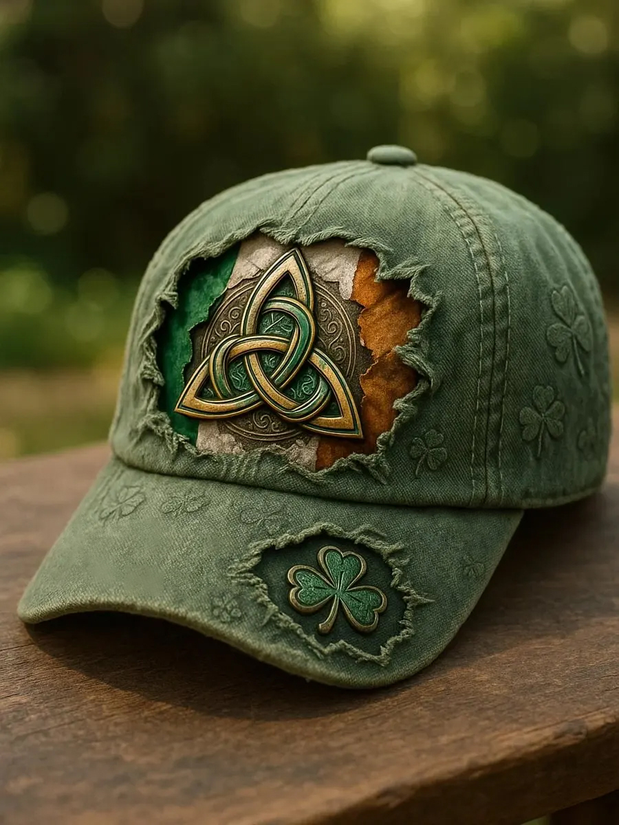 Unisex St. Patrick's Shamrock Art Print  Hat