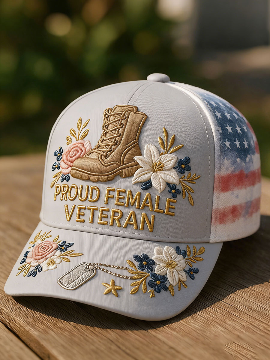 Women's proud female veteran hats