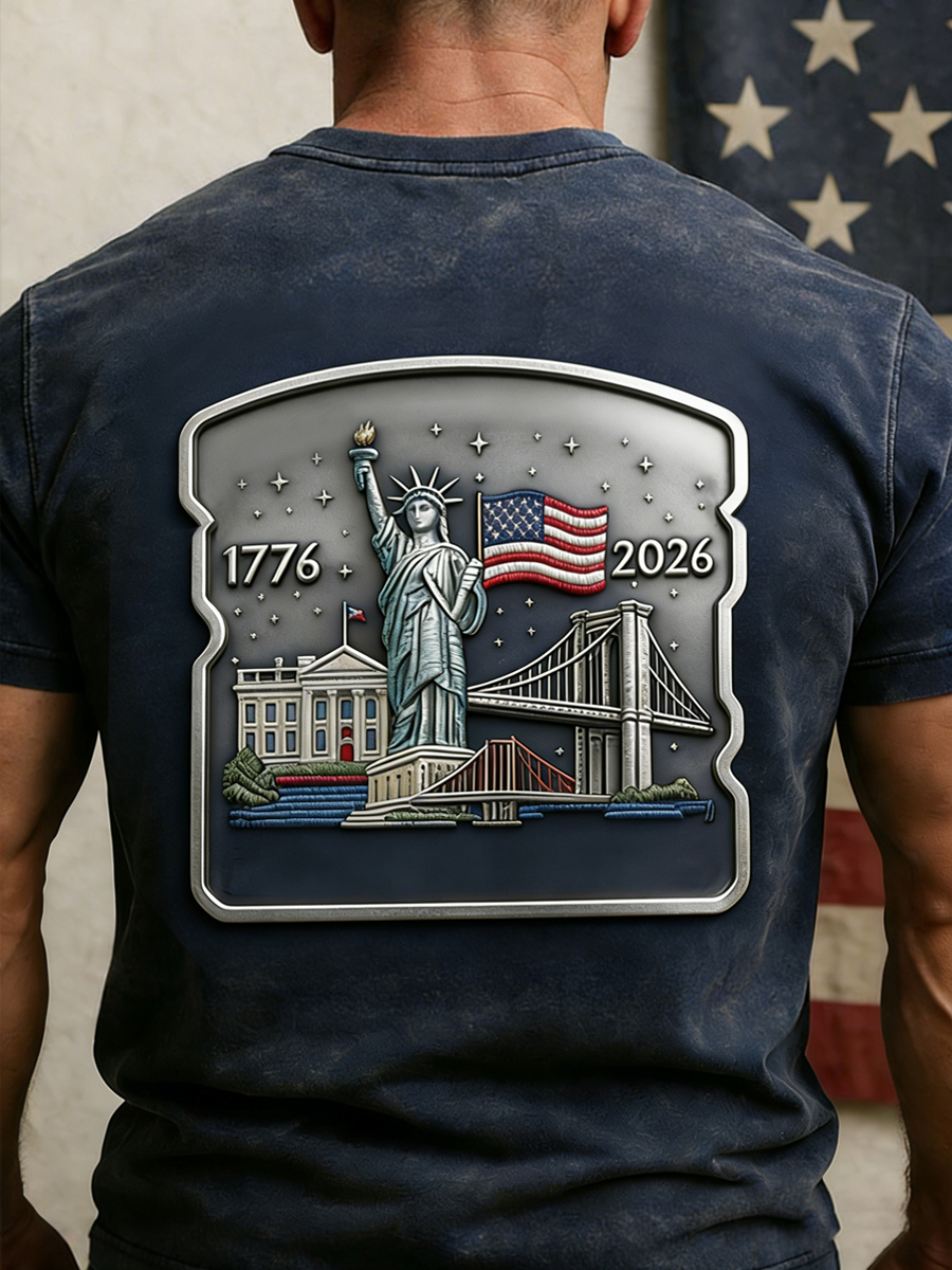 Retro America 250 Commemorative Casual T-Shirt