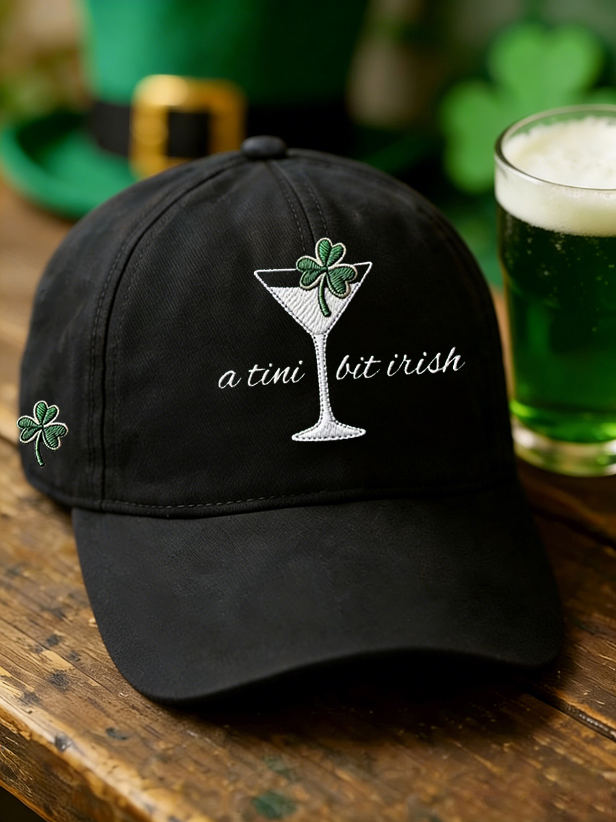 Unisex St Patrick's Day Shamrock Art Print Hat