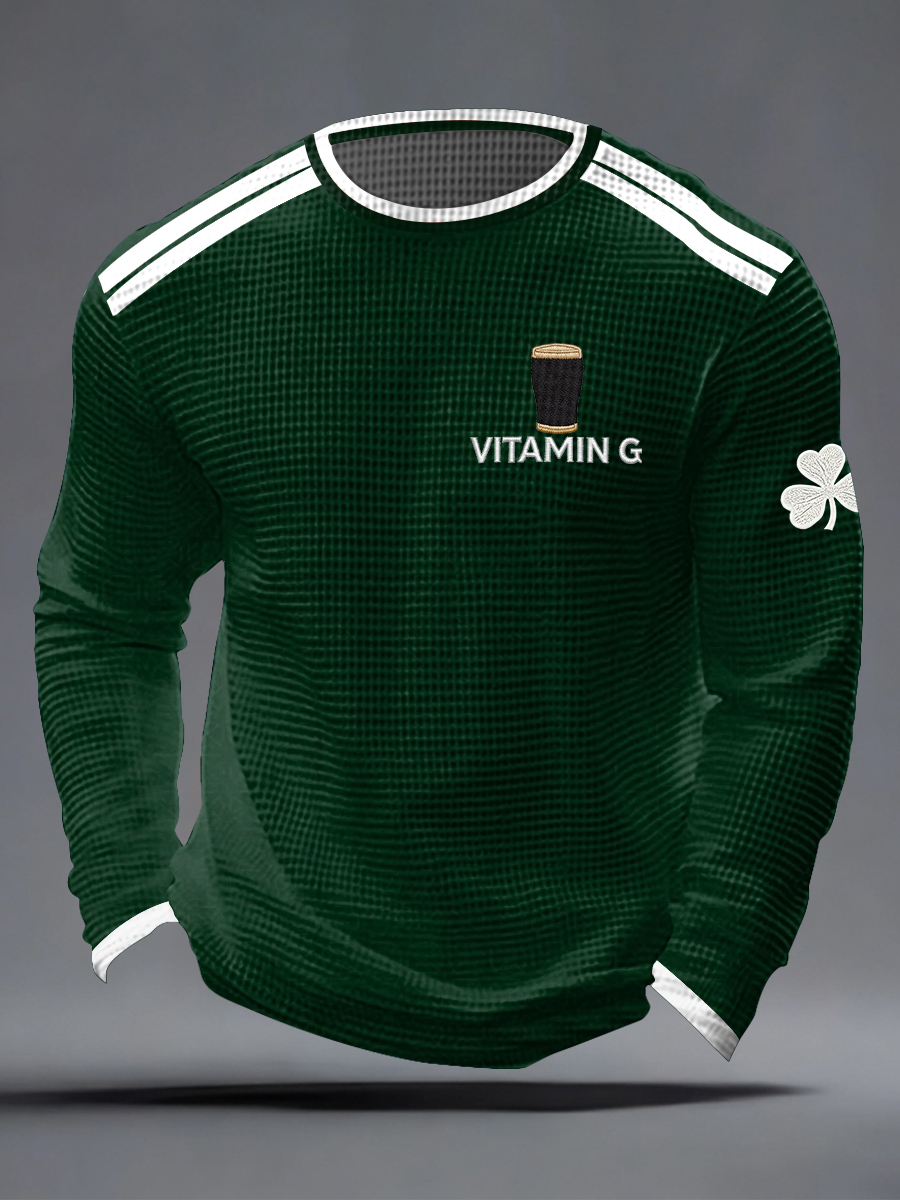Men's St. Patrick's Day Waffle Top