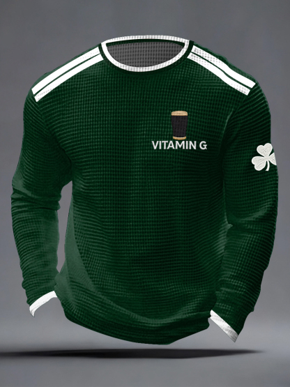 Men's St. Patrick's Day Waffle Top