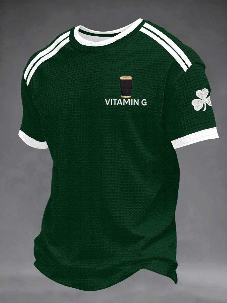 Men's Ireland St. Patrick's Day Waffle Short Sleeve