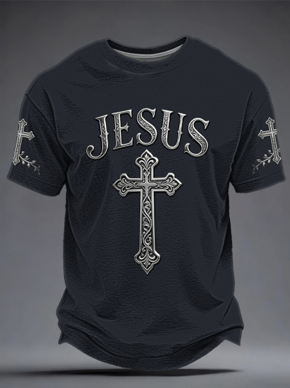 Men's JESUS Printed T-shirt