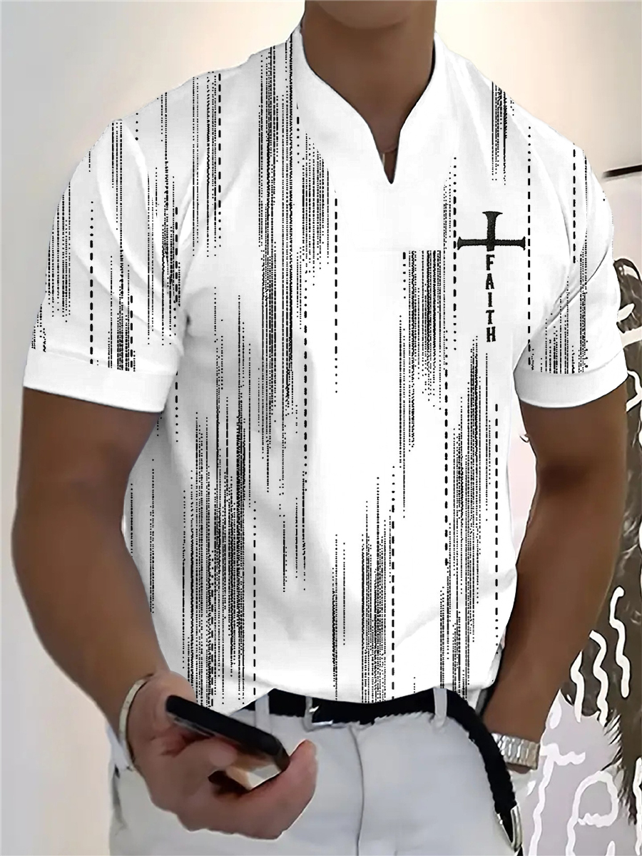 Men's Faith V-neck T-shirt