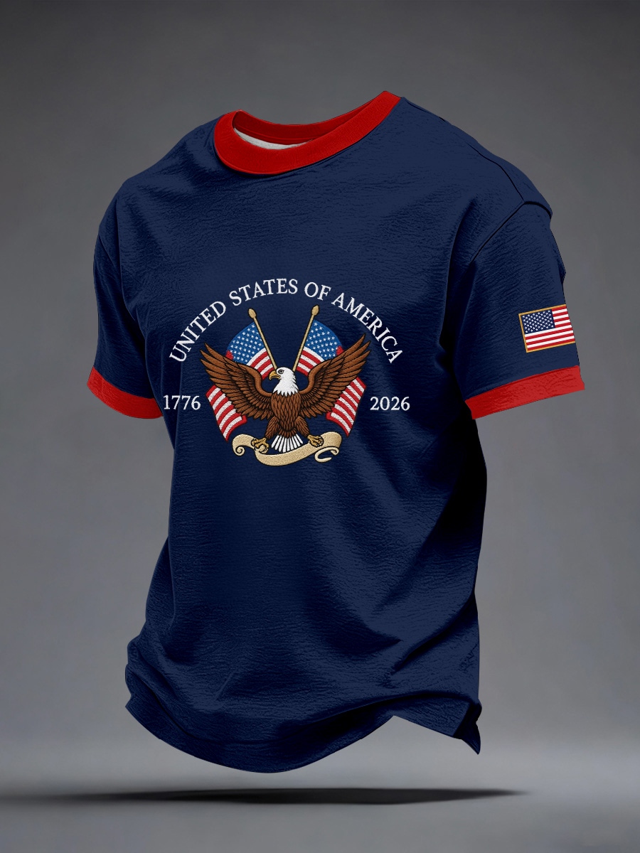 Men's America 1776-2026 Print T-Shirt