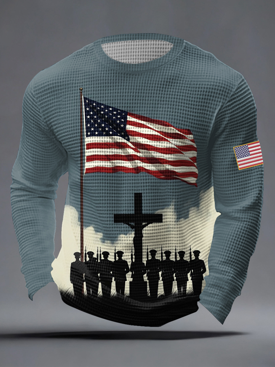 Men's U.S. Memorial Day Waffle Top