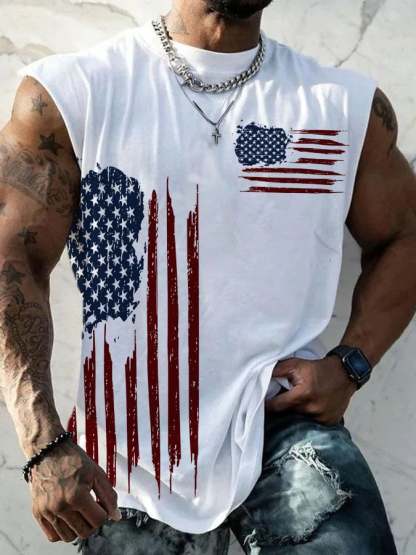 Men's Casual Printed Tank Top