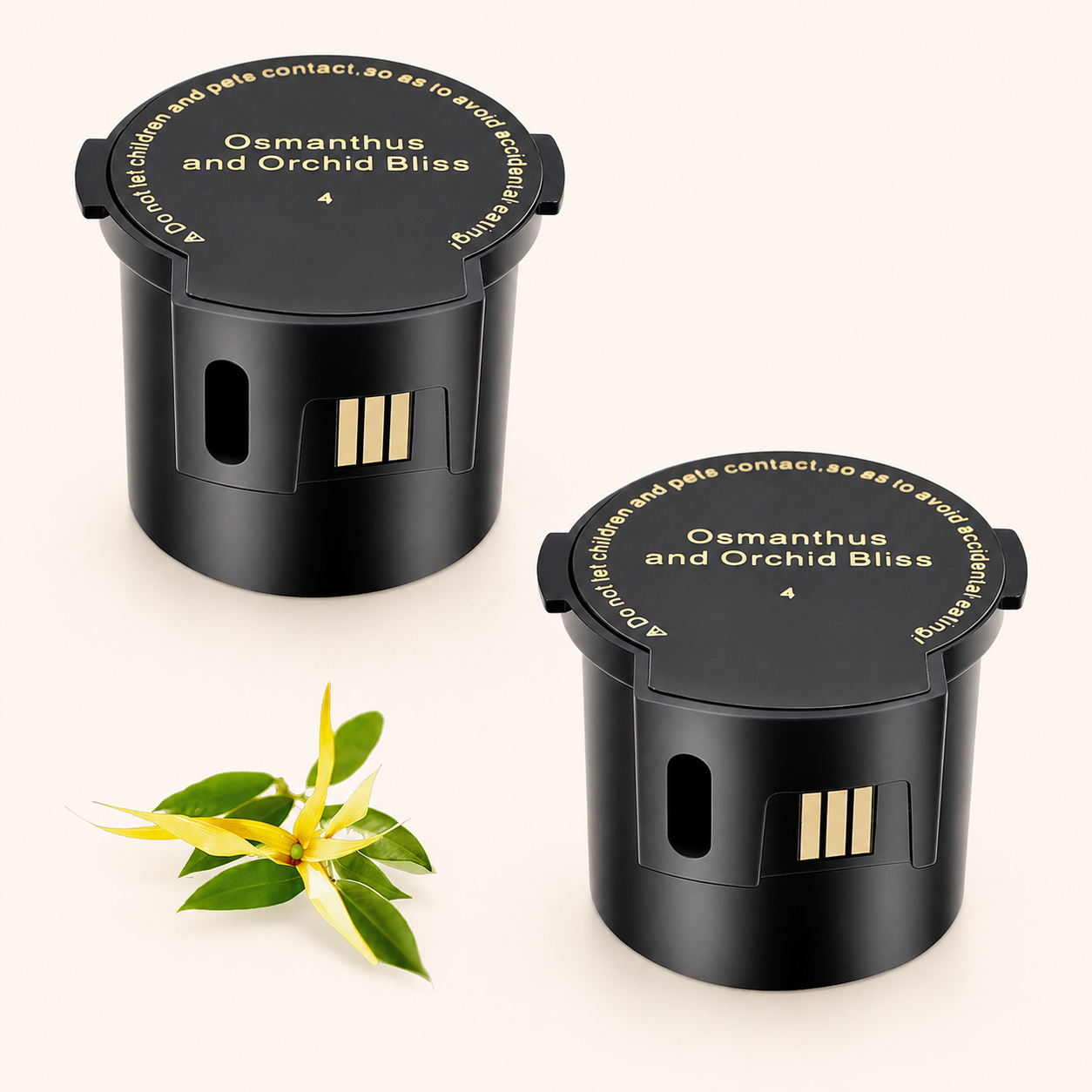 GlimmaX Osmanthus Orchid fragrance refill cartridges for smart car diffusers