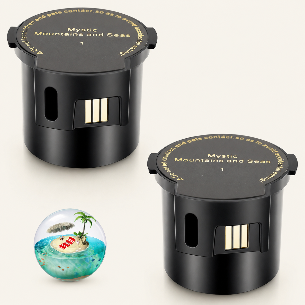 GlimmaX Ocean fragrance refill cartridges for smart car diffusers