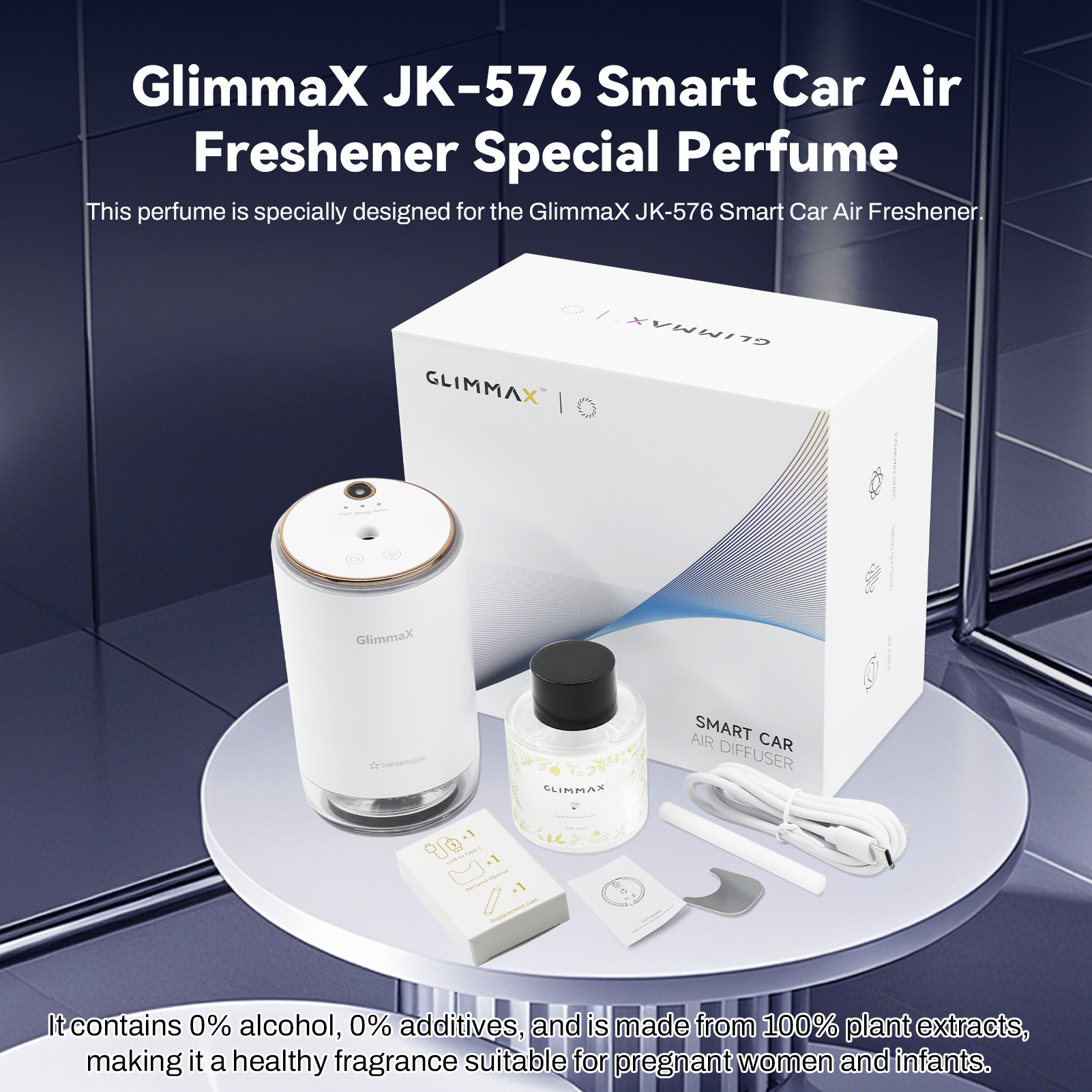 GlimmaX Halo Smart Car Diffuser