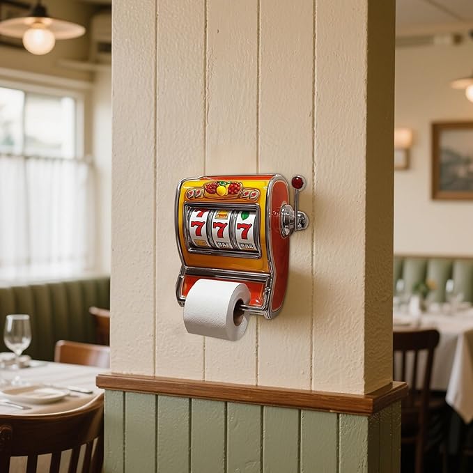🔥Limited Edition🎁Slot Machine Toilet Roll Holder