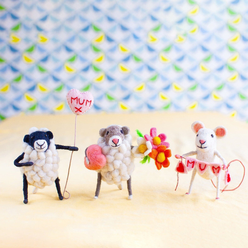 🔥Limited Edition🎁Wool Felt Animal – A Heartfelt Gift for Mom