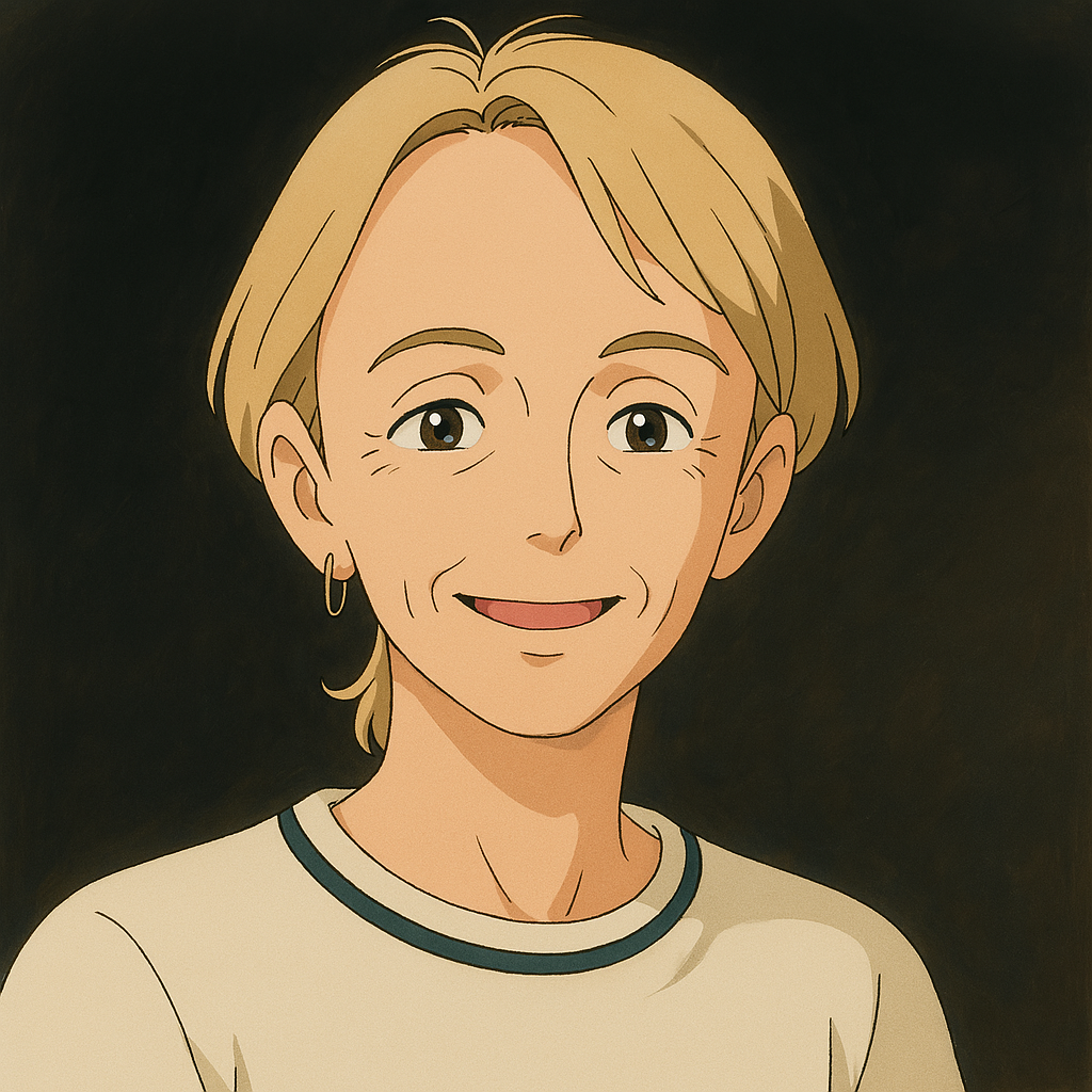 Political figure in Ghibli style