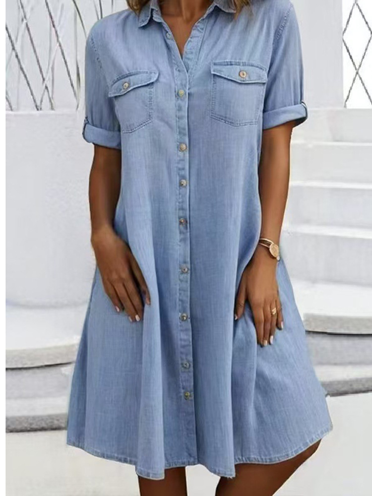 Vestito Donna in Denim Sartoria Blu