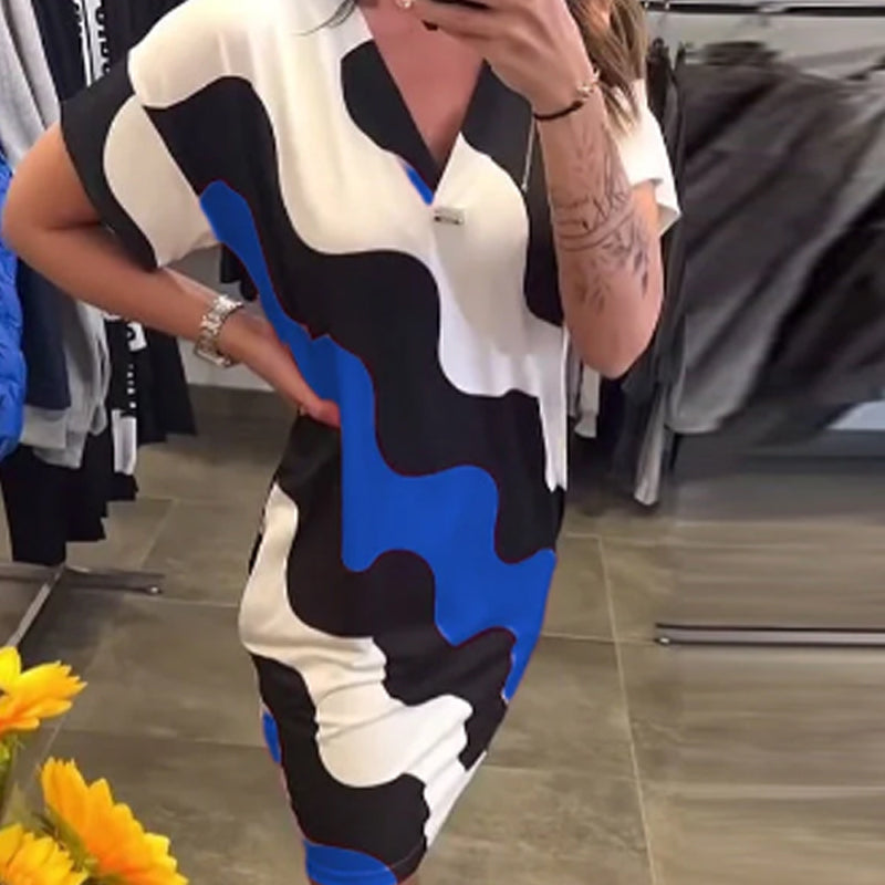 Abito Donna V-Scollo Elegante "Brio Italiano"