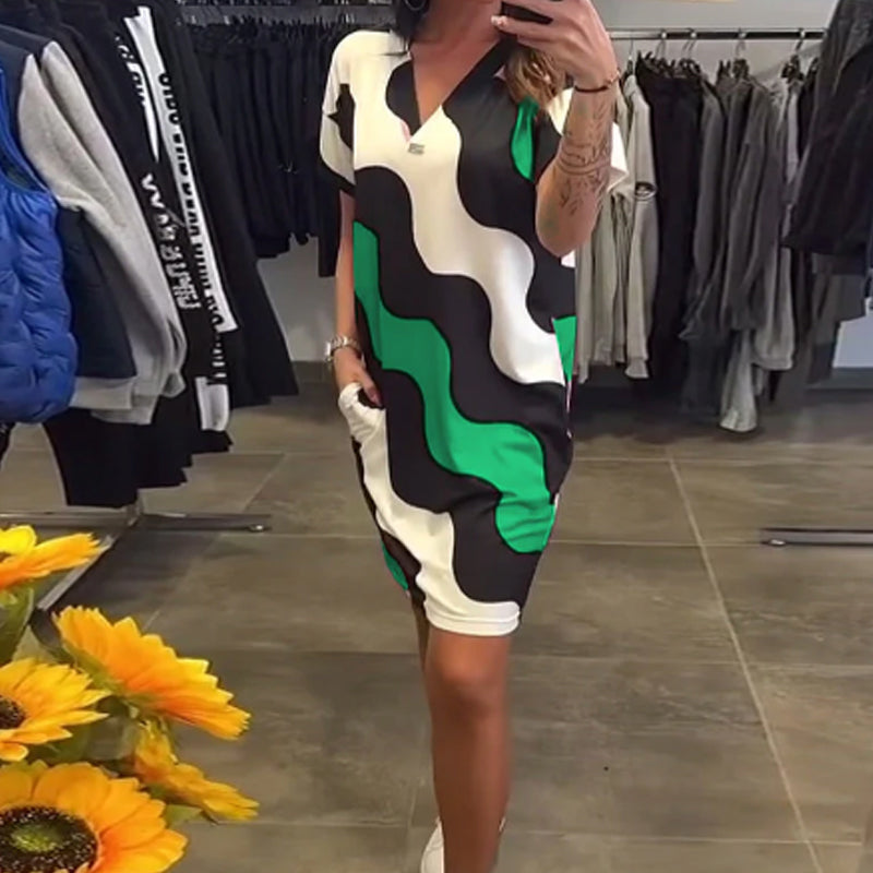 Abito Donna V-Scollo Elegante "Brio Italiano"