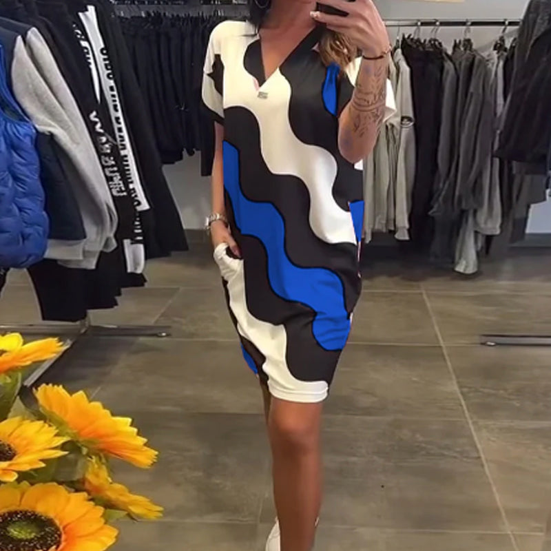 Abito Donna V-Scollo Elegante "Brio Italiano"