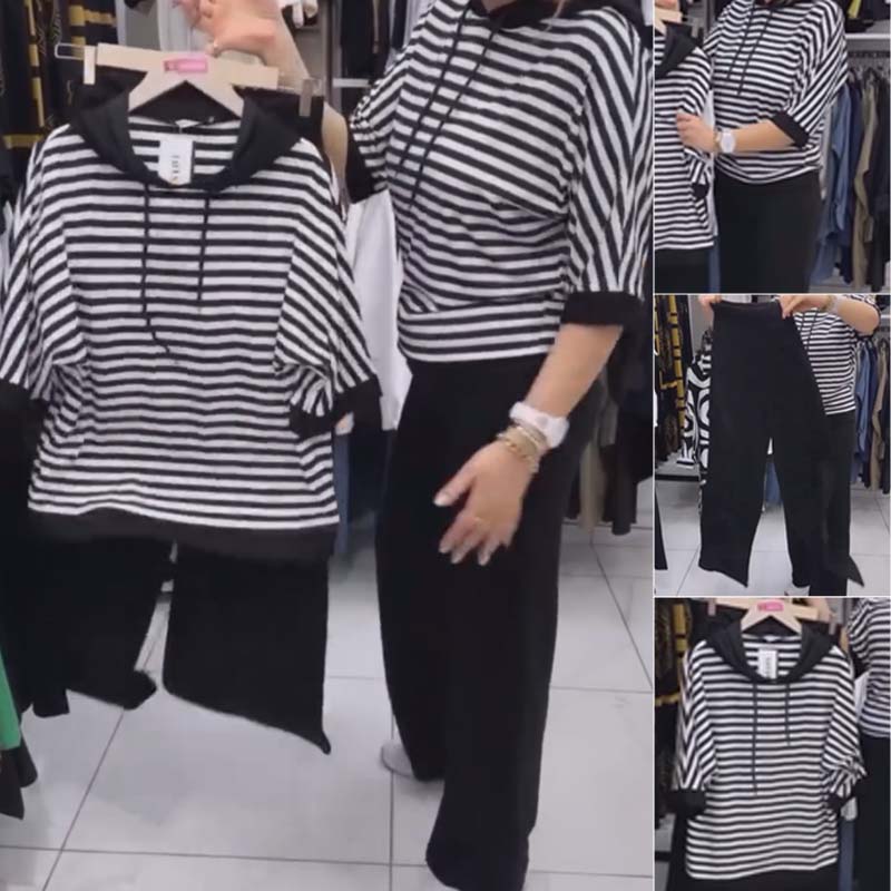 Completo Miracoloso Righe Donna 