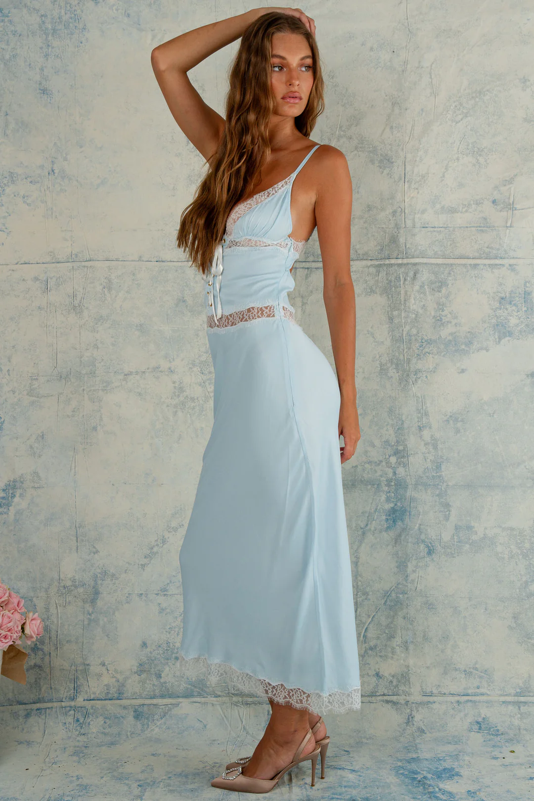 Florence Maxi Dress - Azzurro Cielo