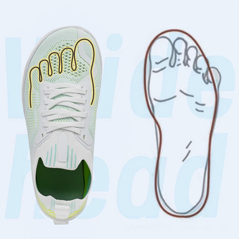 TerraPulse Zero Drop Wide Toebox Barefoot Walking Shoes - Unisex