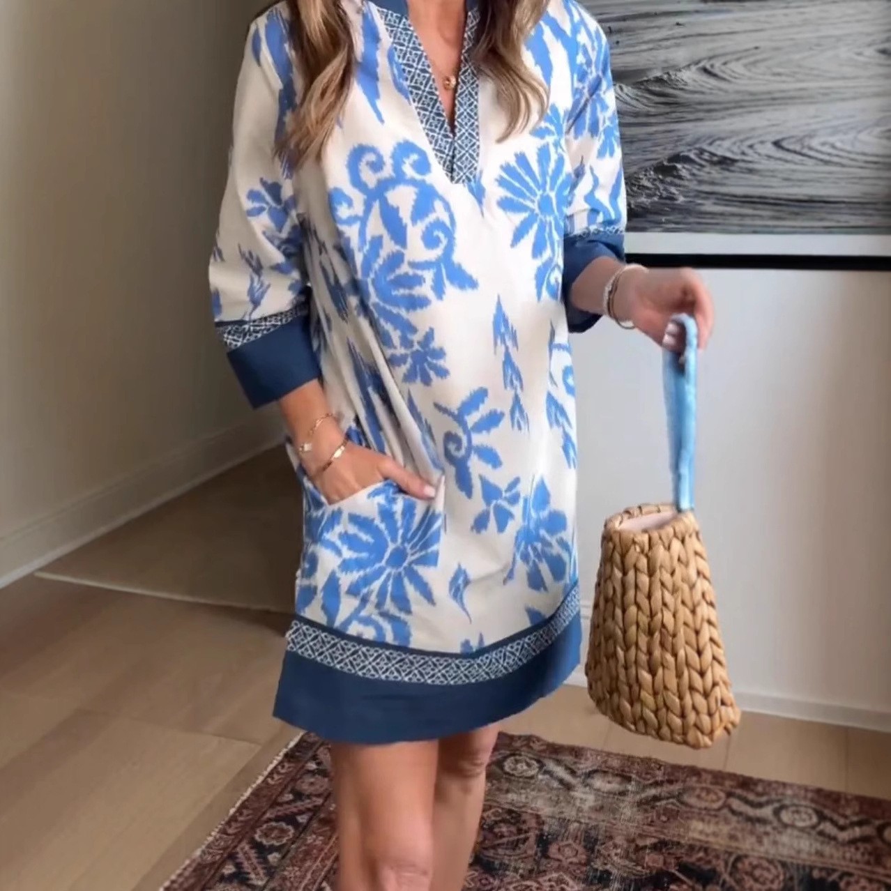 Abito Midi Etnico Bora