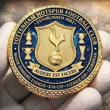 Tottenham Hotspur Football Club Heritage Commemorative Challenge Coin