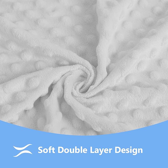 Personalized Crib Bedding Set for Baby, 3 Pcs Double Layer Custom Name Crib Set