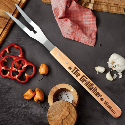 The Grill Father - Personalized BBQ Spatula Or Tool set