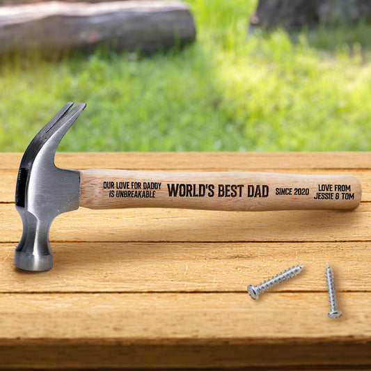 This Grandpa Belongs To - Personalized Wooden Hammer