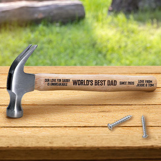 This Grandpa Belongs To - Personalized Wooden Hammer