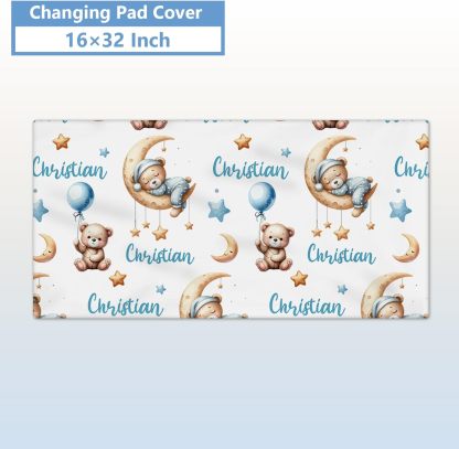 Personalized 5 Pcs Custom Baby Crib Set with Name