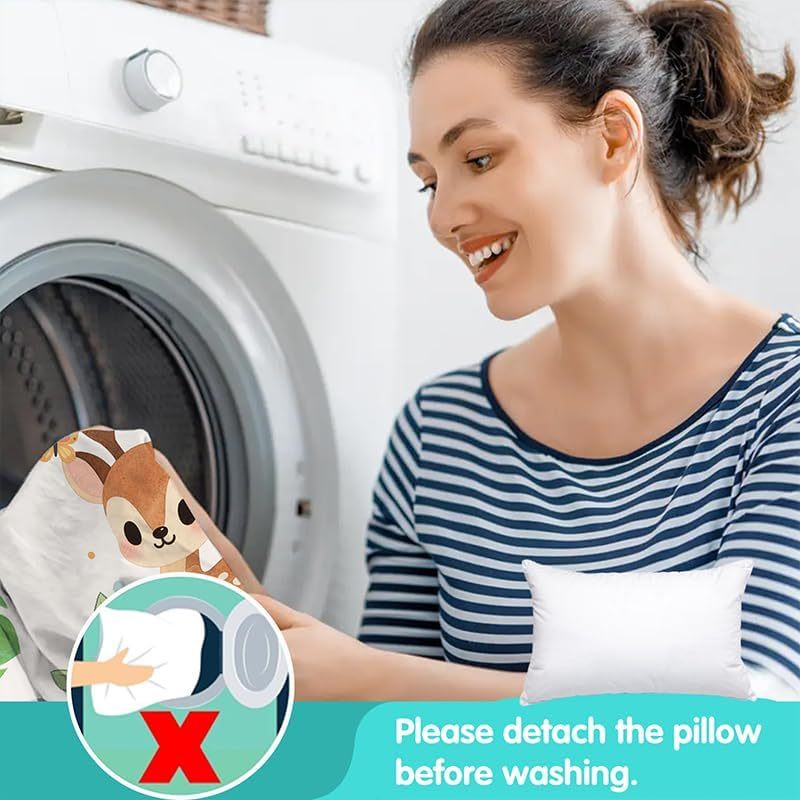 Custom Personalized Name Kids Nap Mat Cute Fox