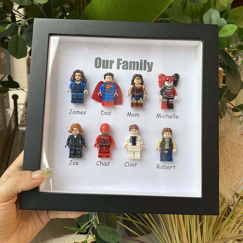 Our Family Personalized Superhero Family Frame