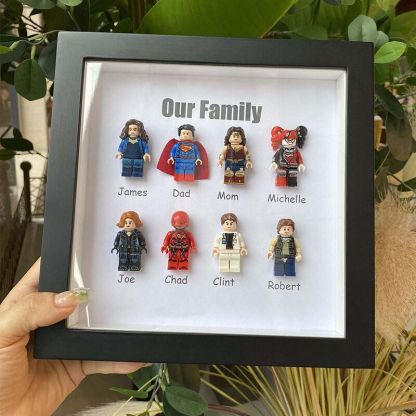 Our Family Personalized Superhero Family Frame