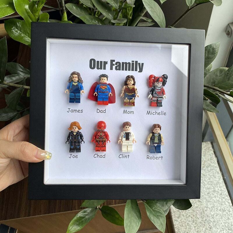 Our Family Personalized Superhero Family Frame
