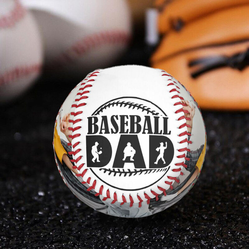 Personalized Baseball Gifts with Customizable Photos for Baseball-Loving Dads